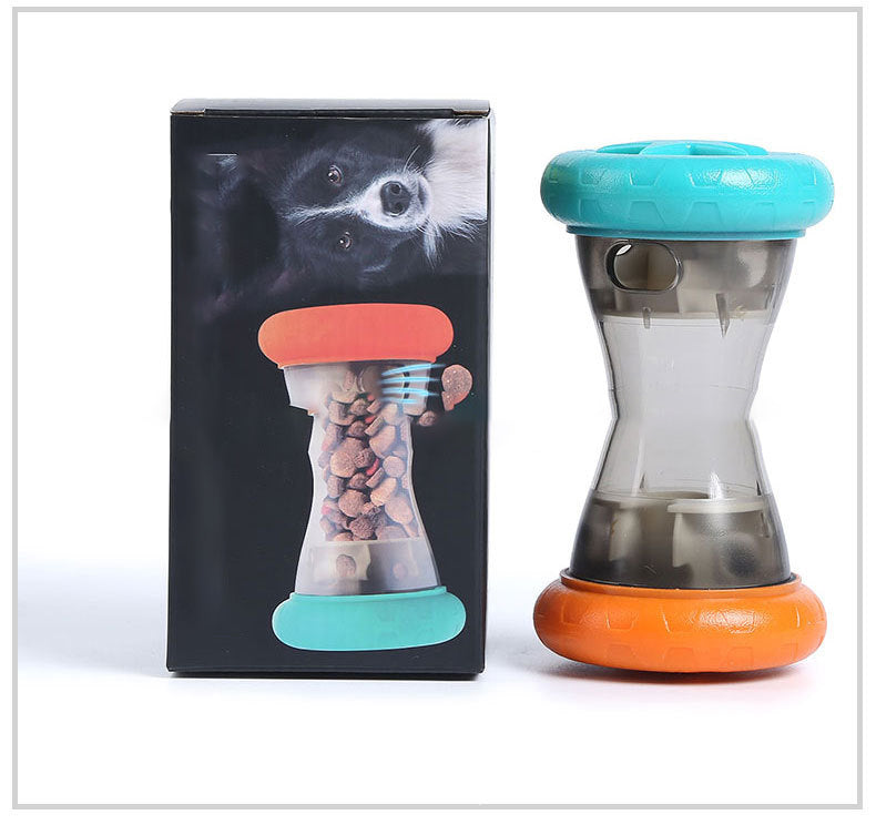 Interactive Food Leakage Toy Ball for Dogs — Slow Feed & Play