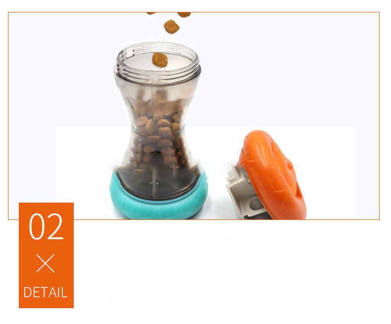 Interactive Food Leakage Toy Ball for Dogs — Slow Feed & Play