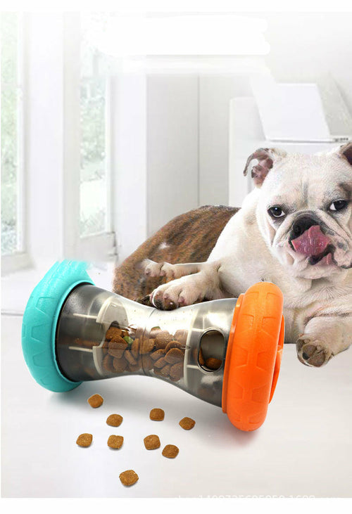Interactive Food Leakage Toy Ball for Dogs — Slow Feed & Play