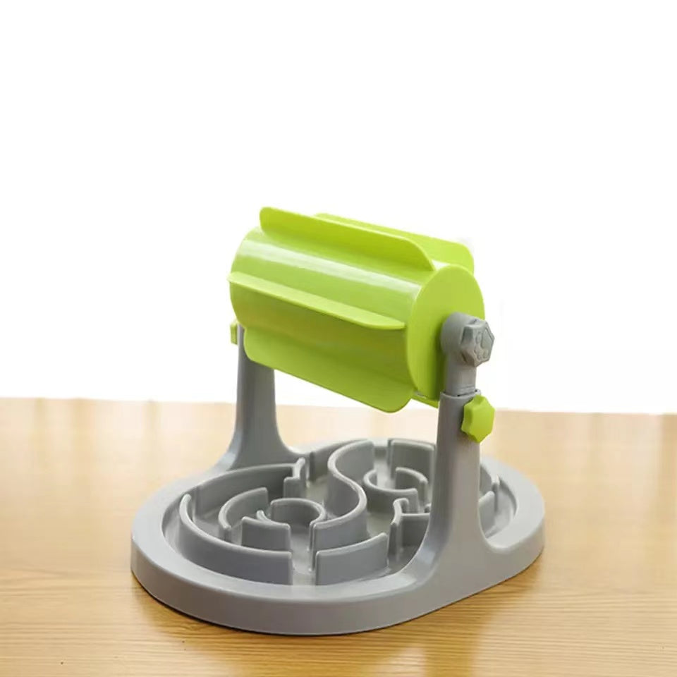 Interactive Slow Feeder Puzzle Bowl for Dogs & Cats
