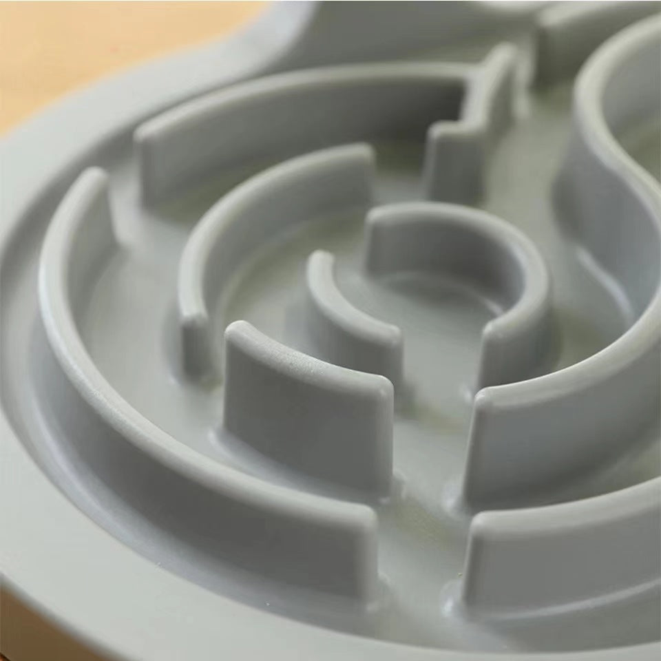 Interactive Slow Feeder Puzzle Bowl for Dogs & Cats