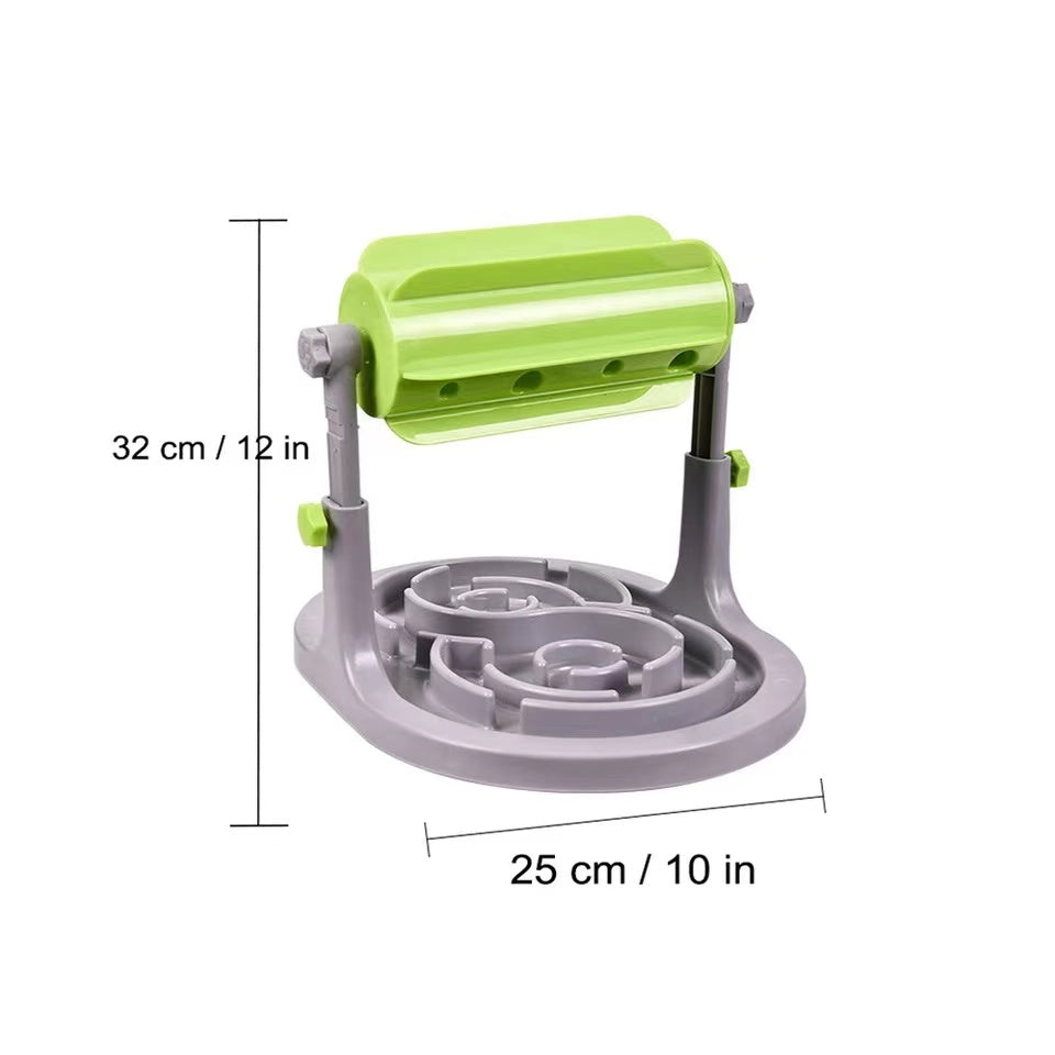 Interactive Slow Feeder Puzzle Bowl for Dogs & Cats