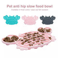 Anti-Gulp Slow Feeder Silicone Bowl for Dogs — Food-Safe & Bite-Resistant