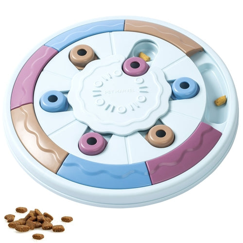 PETMARVEL 3-Level Interactive Dog Puzzle Toy — Treat Dispensing Brain Game