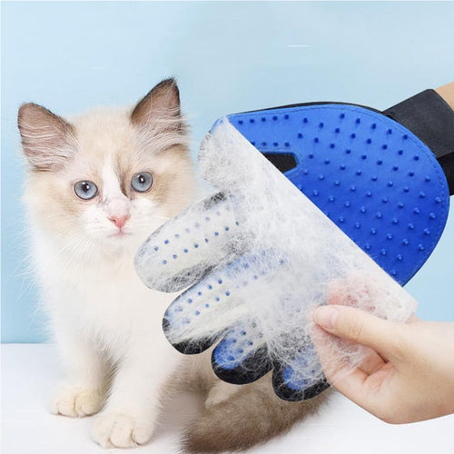 1 Pair Pet Grooming Cat Dog Rabbits Horse Gloves Pet Brush Glove