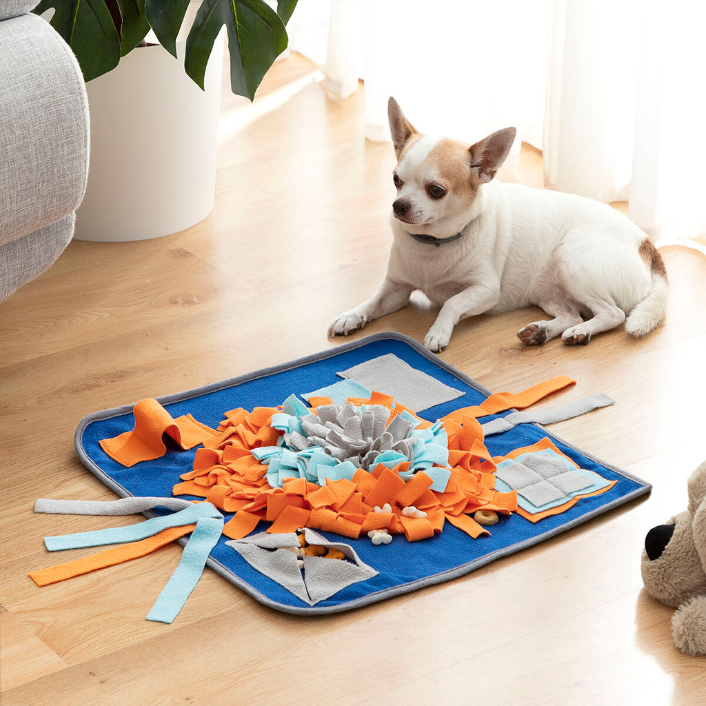Pet Snuffle Sniffing Mat — Nose Work & Slow Feed Enrichment Toy