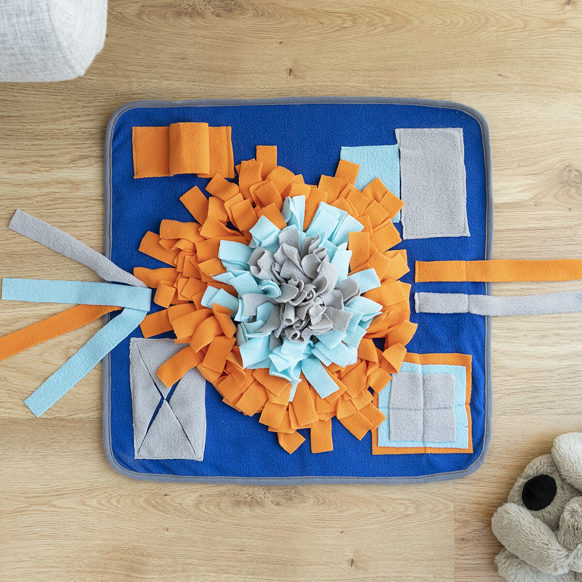 Pet Snuffle Sniffing Mat — Nose Work & Slow Feed Enrichment Toy
