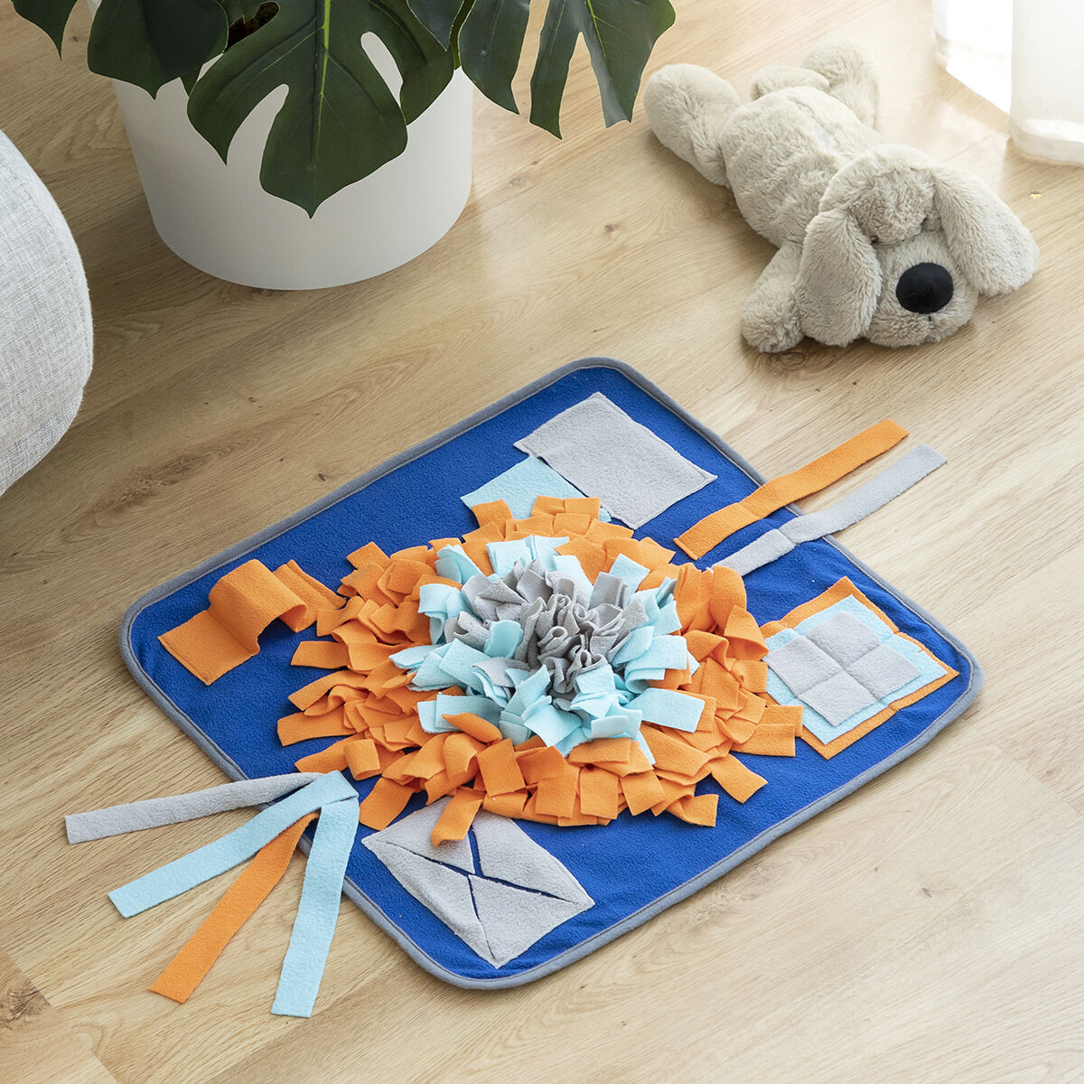 Pet Snuffle Sniffing Mat — Nose Work & Slow Feed Enrichment Toy
