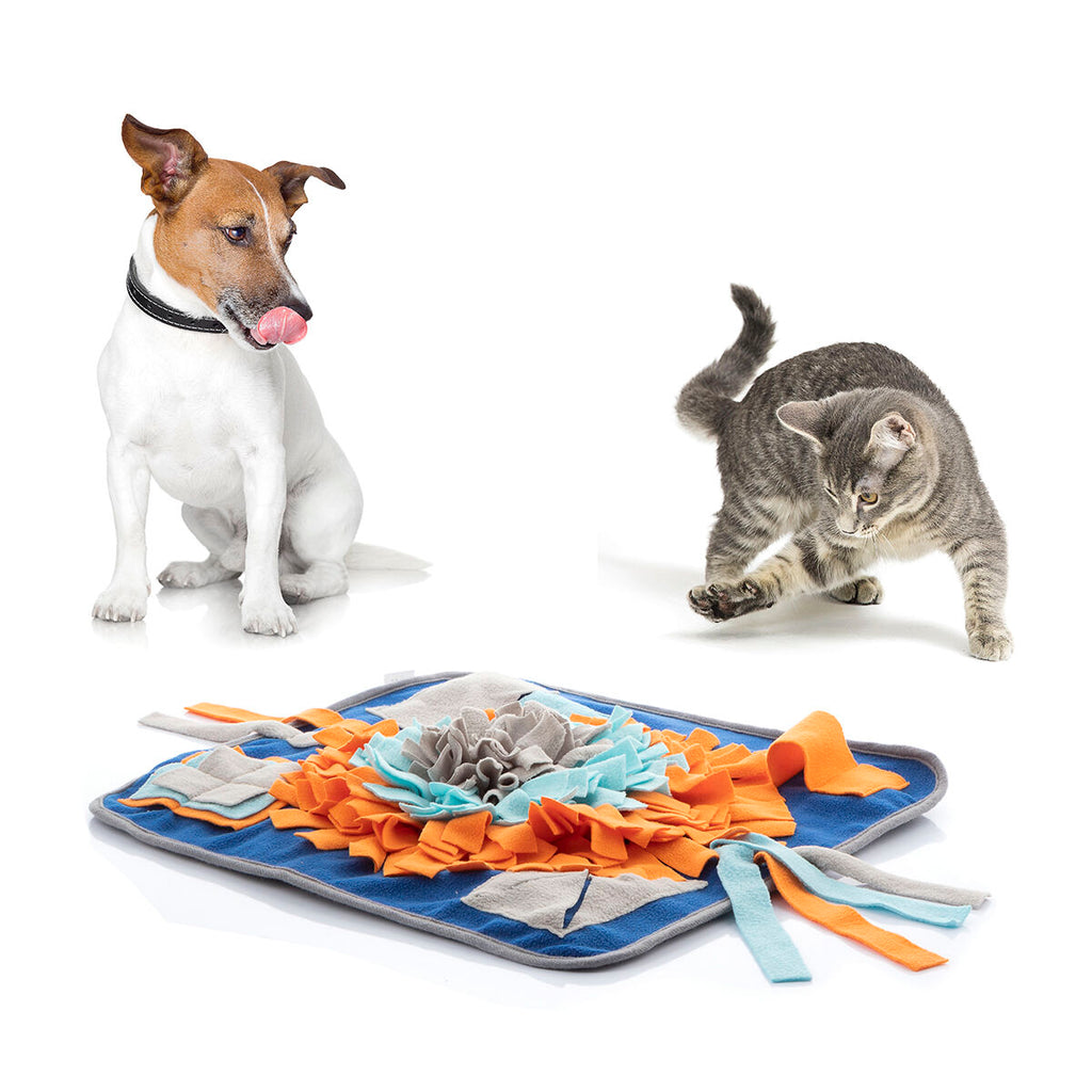 Pet Snuffle Sniffing Mat — Nose Work & Slow Feed Enrichment Toy
