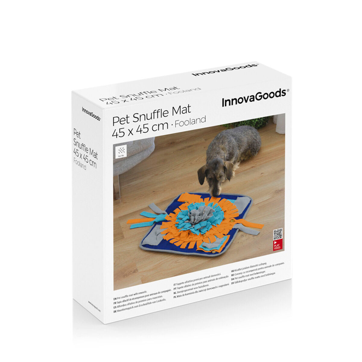 Pet Snuffle Sniffing Mat — Nose Work & Slow Feed Enrichment Toy