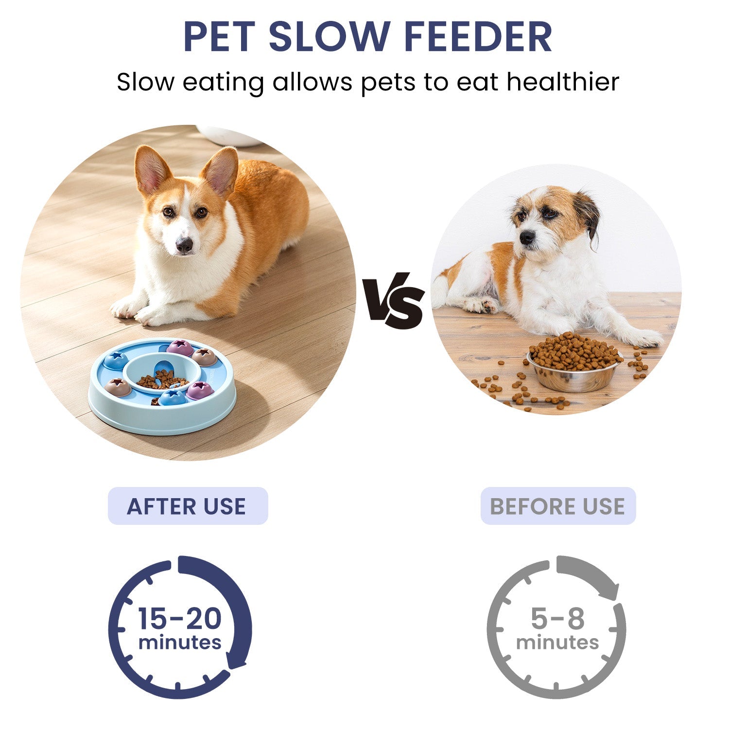 PETMARVEL 3-Level Interactive Dog Puzzle Toy — Treat Dispensing Brain Game