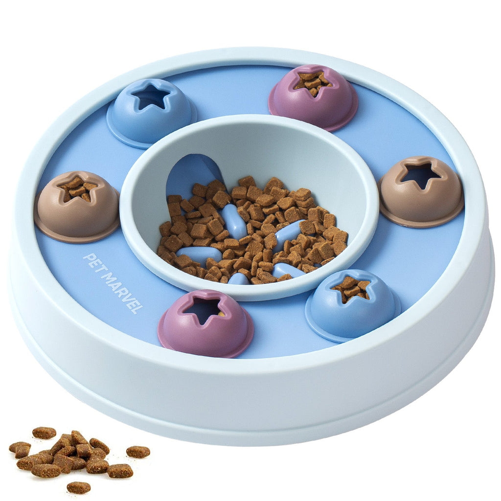 PETMARVEL 3-Level Interactive Dog Puzzle Toy — Treat Dispensing Brain Game