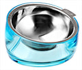 Felli Oblik Sapphire Stainless Steel Pet Bowl — Tilted Design